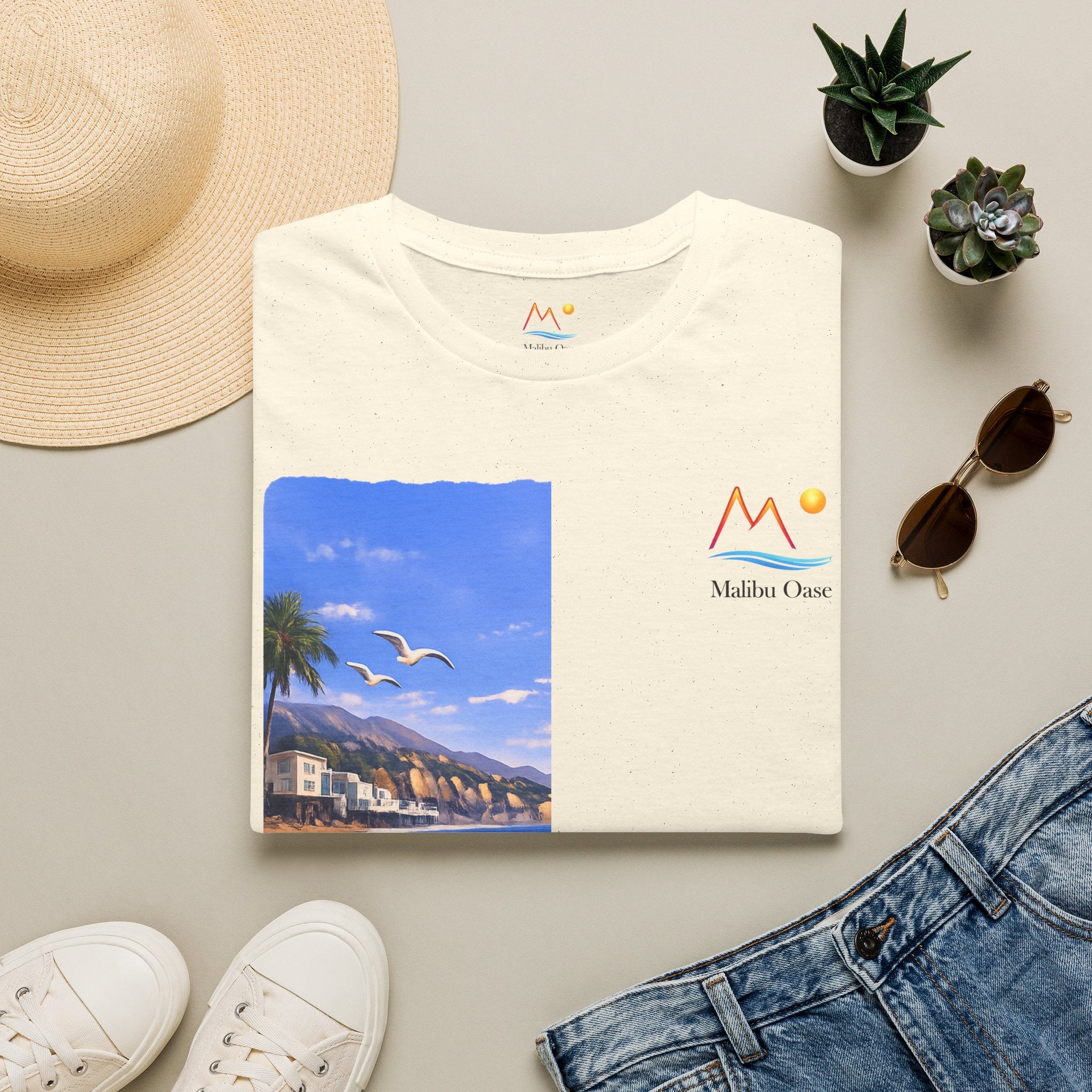 Colored Mountain Logo and Banner Scene | Front Only