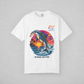 White T-shirt with Logo. Caption: No Weed. Just Fish.