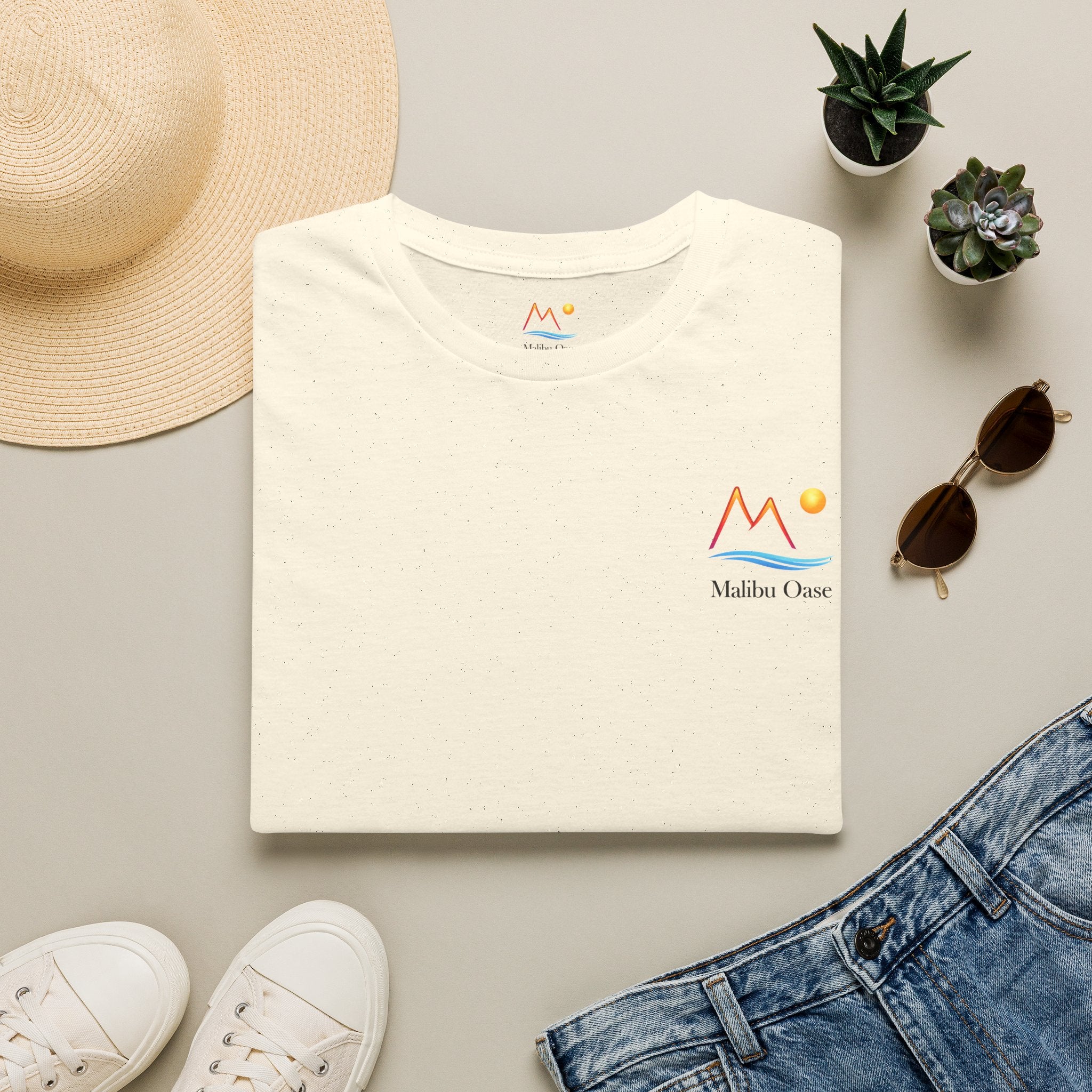 Colored Mountain Logo and Landscape | Front & Back