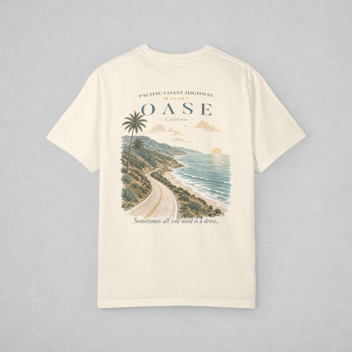 Pacific Coast Highway / Front Logo with Back Design | Comfort Colors