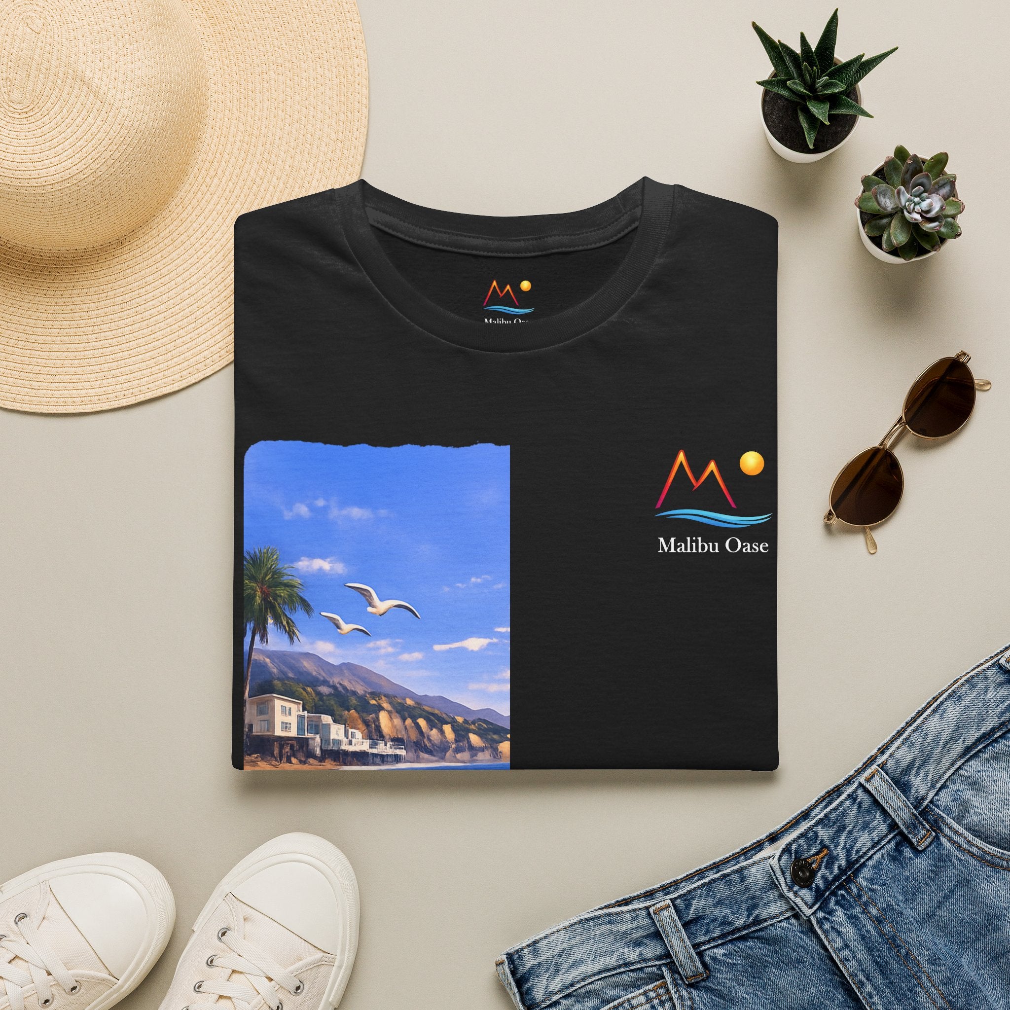 Colored Mountain Logo and Banner Scene | Front Only