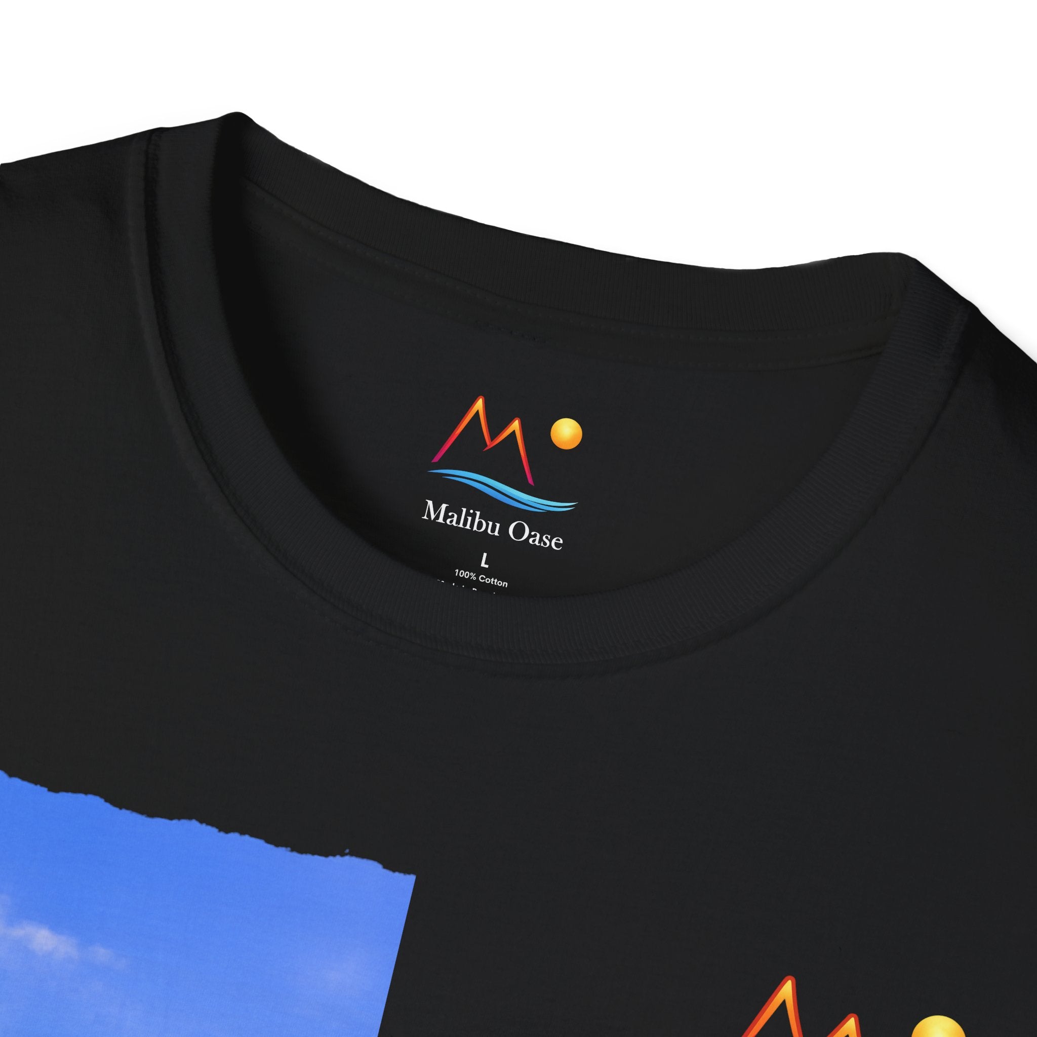 Colored Mountain Logo and Banner Scene | Front Only