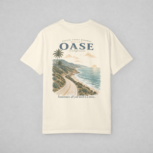 Pacific Coast Highway / Front Logo with Back Design | Comfort Colors