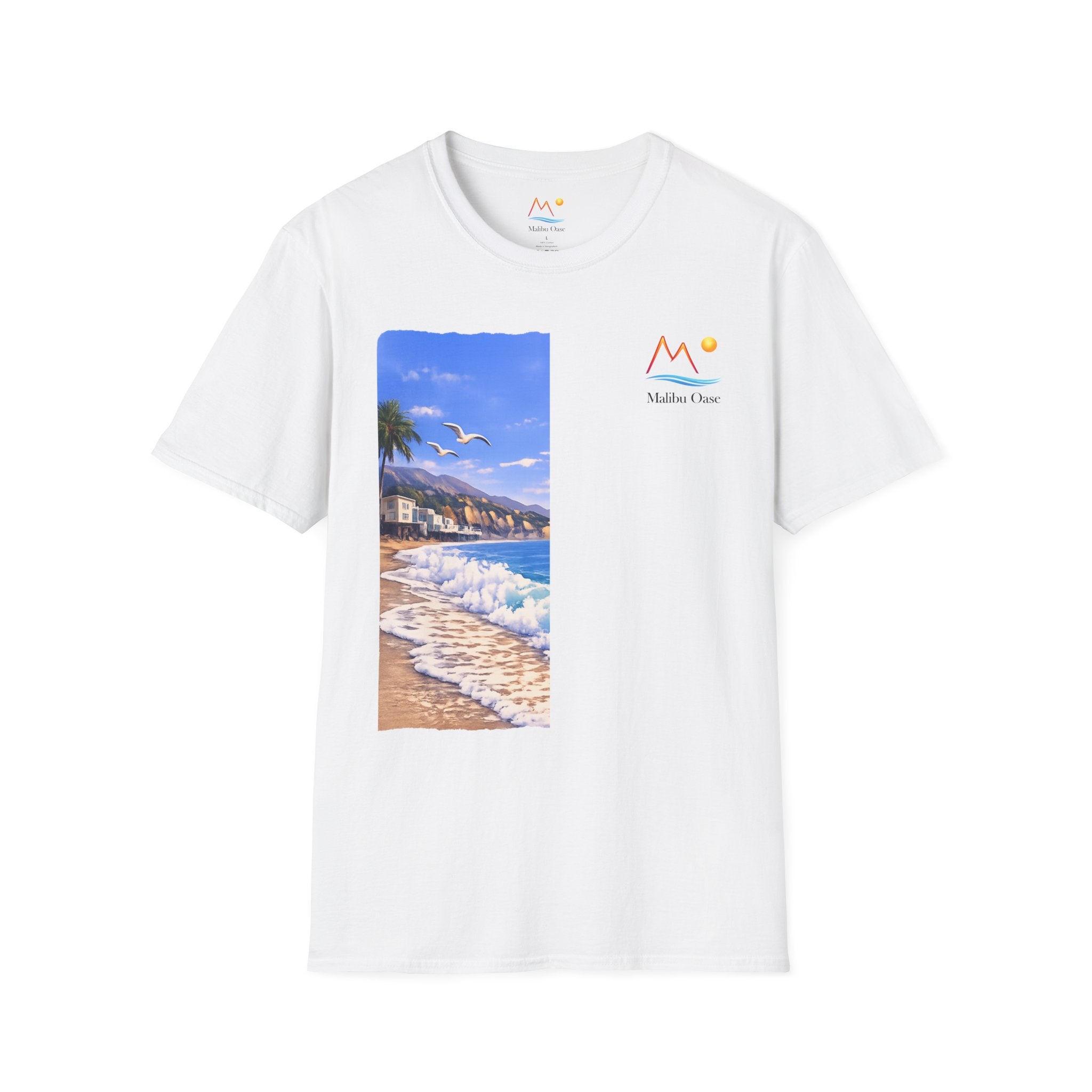 Colored Mountain Logo and Banner Scene | Front Only