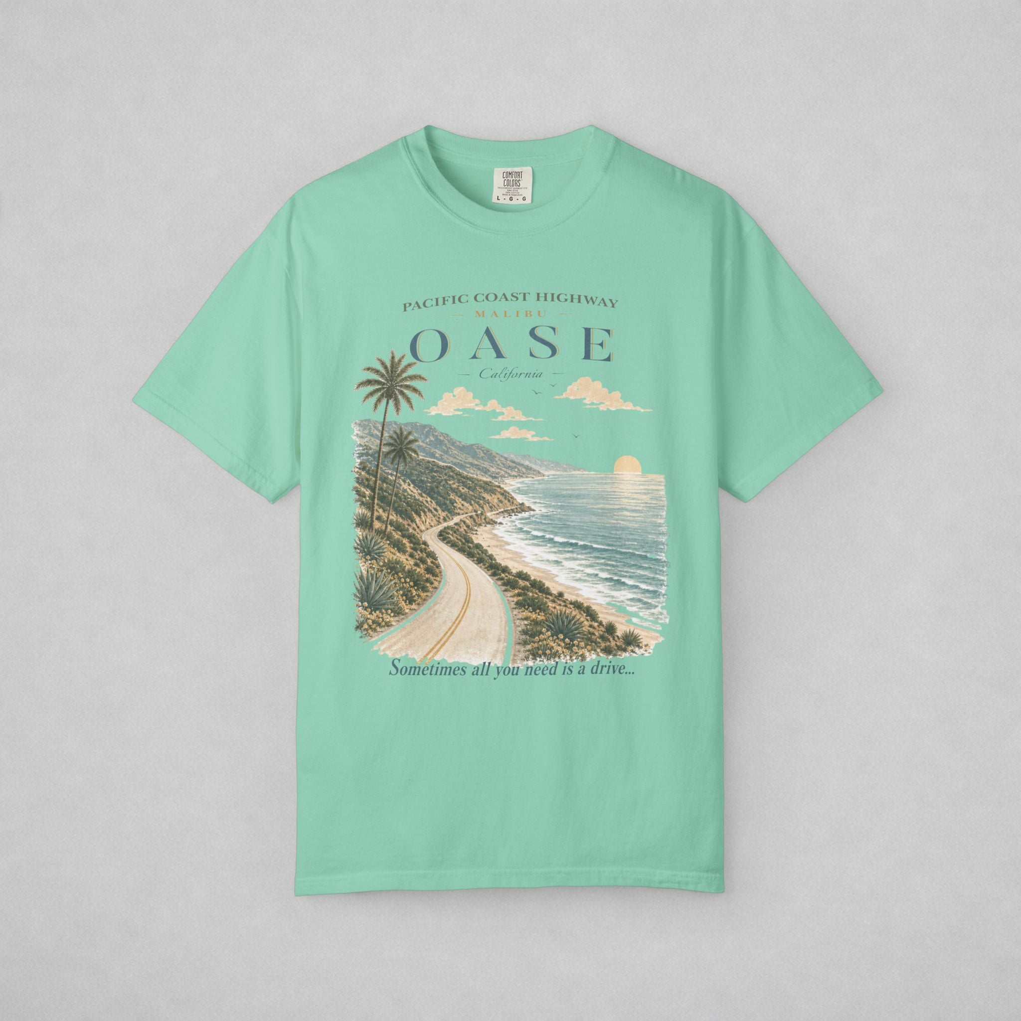 Pacific Coast Highway / Front Only | Comfort Colors