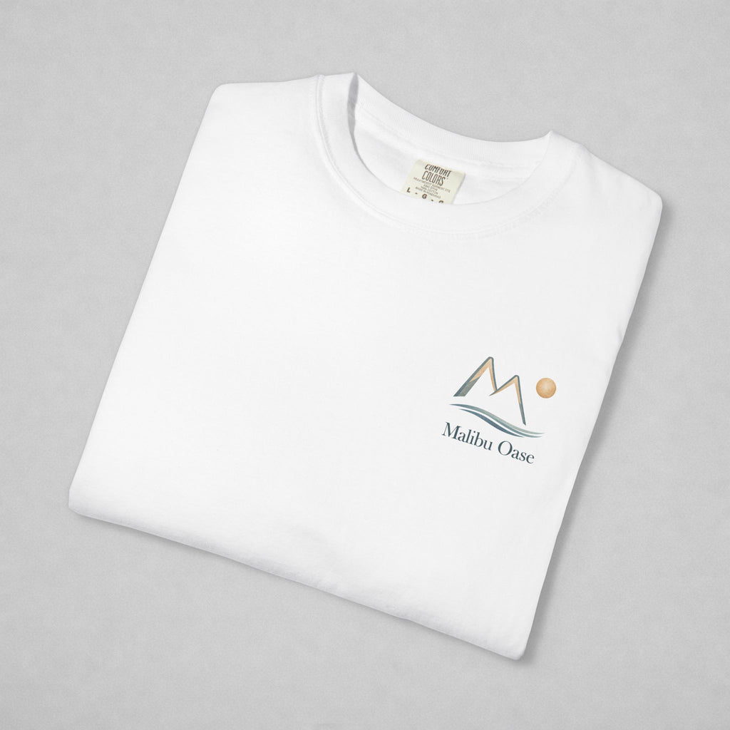 Folded White T-shirt with logo