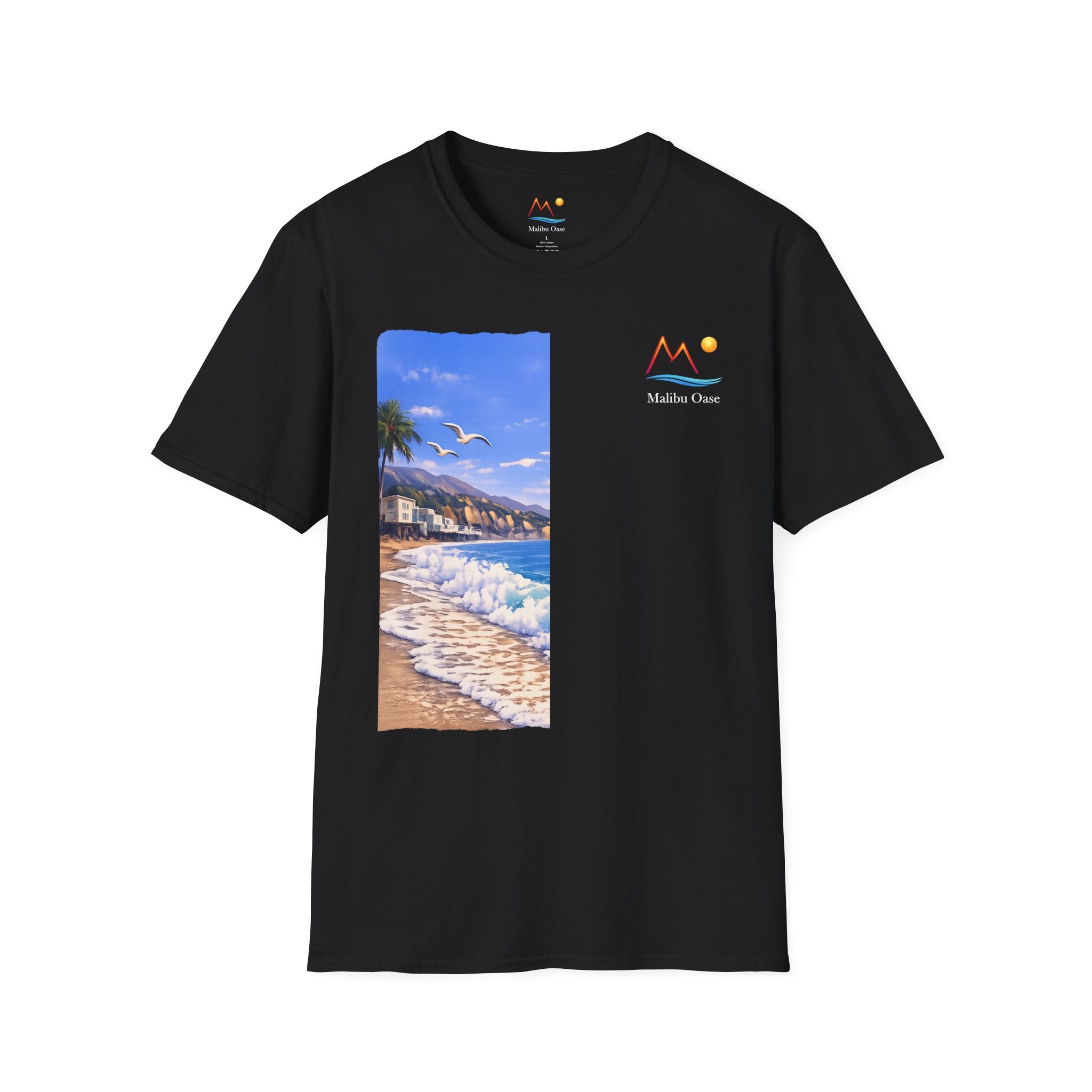 Colored Mountain Logo and Banner Scene | Front Only